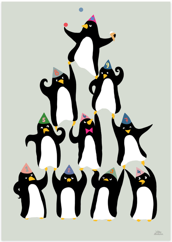 Party Penguins Poster