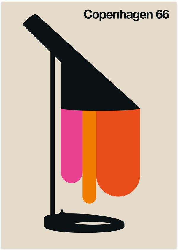 copenhagen-66-lampa-poster-Arne-Jacobsen-bo-lundberg-no-frame-poster-space