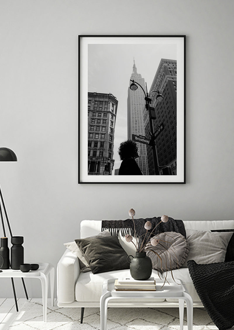 New York Look Up Poster