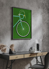 Bianchi Racing Bike Poster
