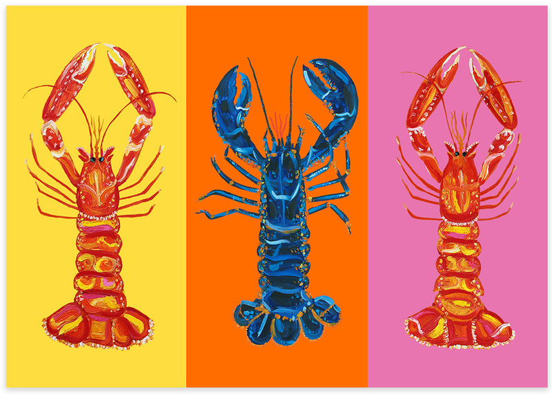 Lobster Langoustines Poster