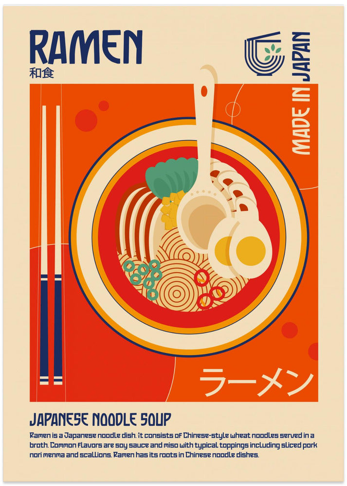 Ramen Japanese Foodpos Poster