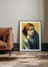 Young Woman Portrait Poster