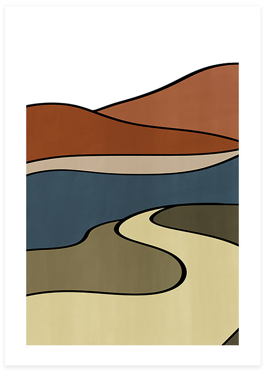 Winding River Poster