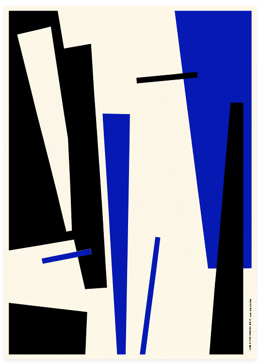 Lines &amp; the Shapes No.2 Poster