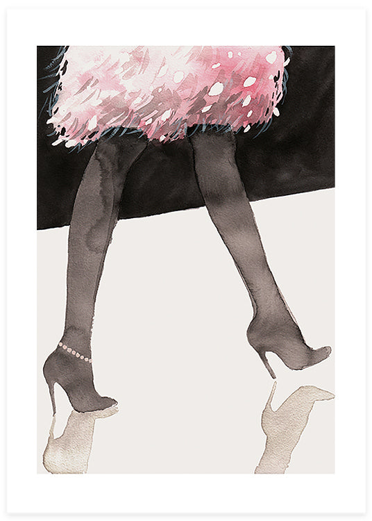 Chanel Legs Poster